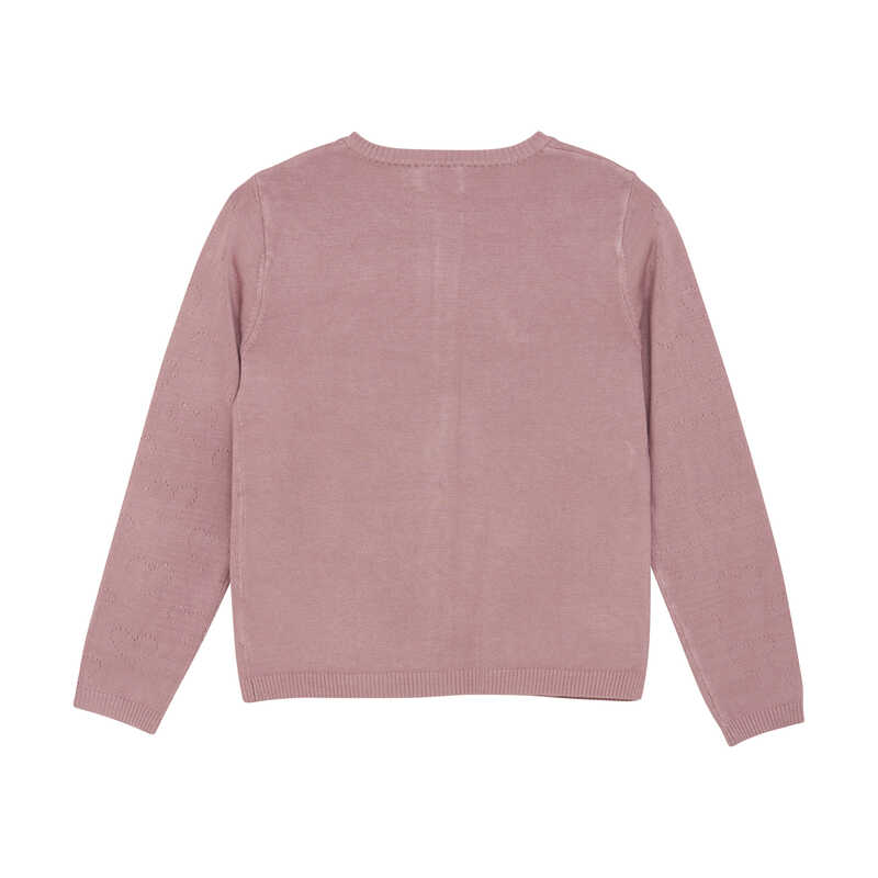 Cardigan Rose Rückseite