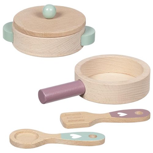 Kochset aus Holz