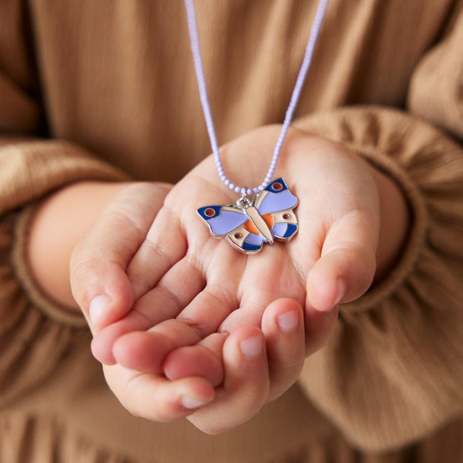 Halskette Butterfly Purple | Global Affairs