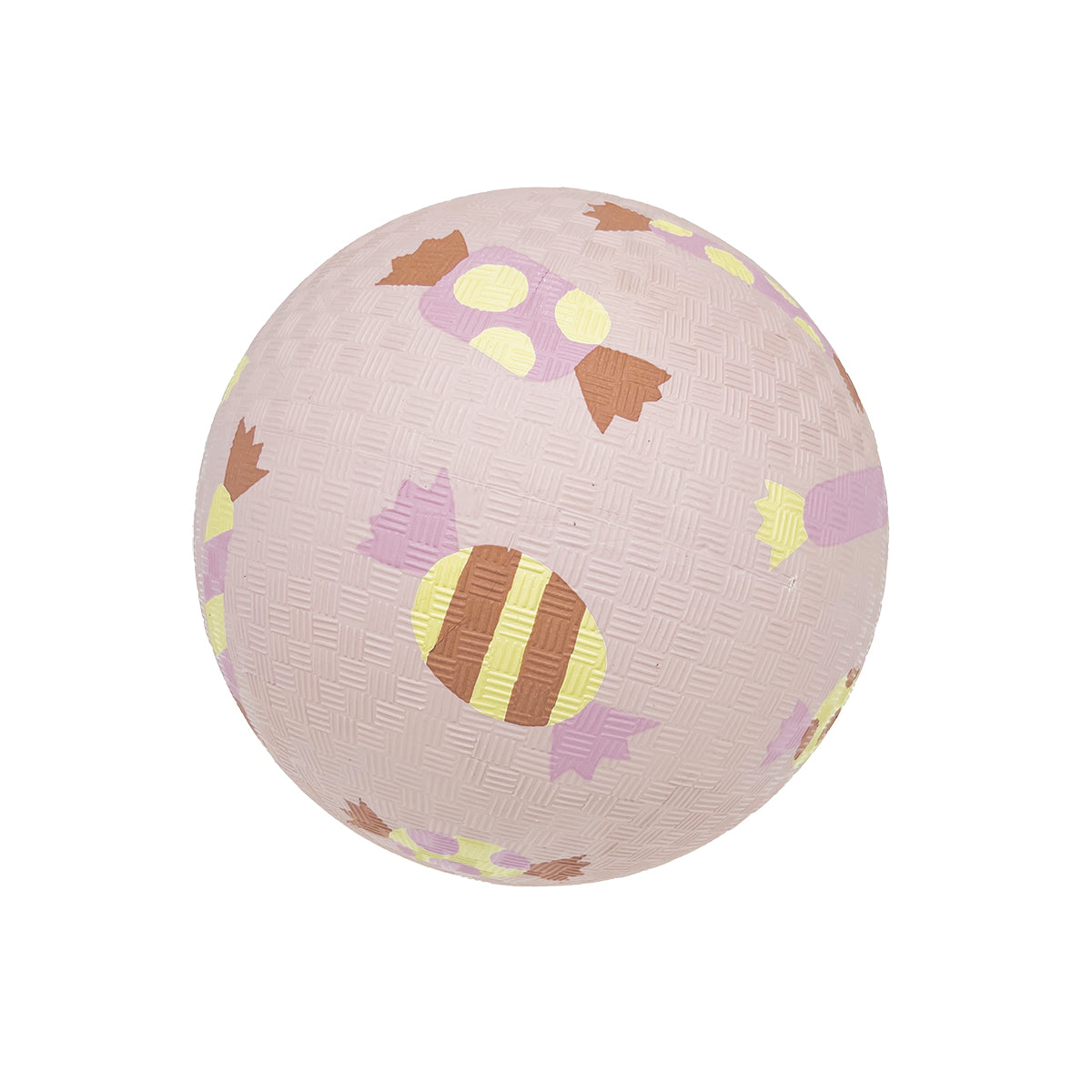 Rosa, lila, Zuckerl, Candy, Bonbon,  Ball aus Naturkautschuk, tolles Motiv für den Garten, Kinderball, großer Ball