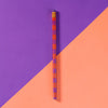 Bleistift gestreift rot und lila