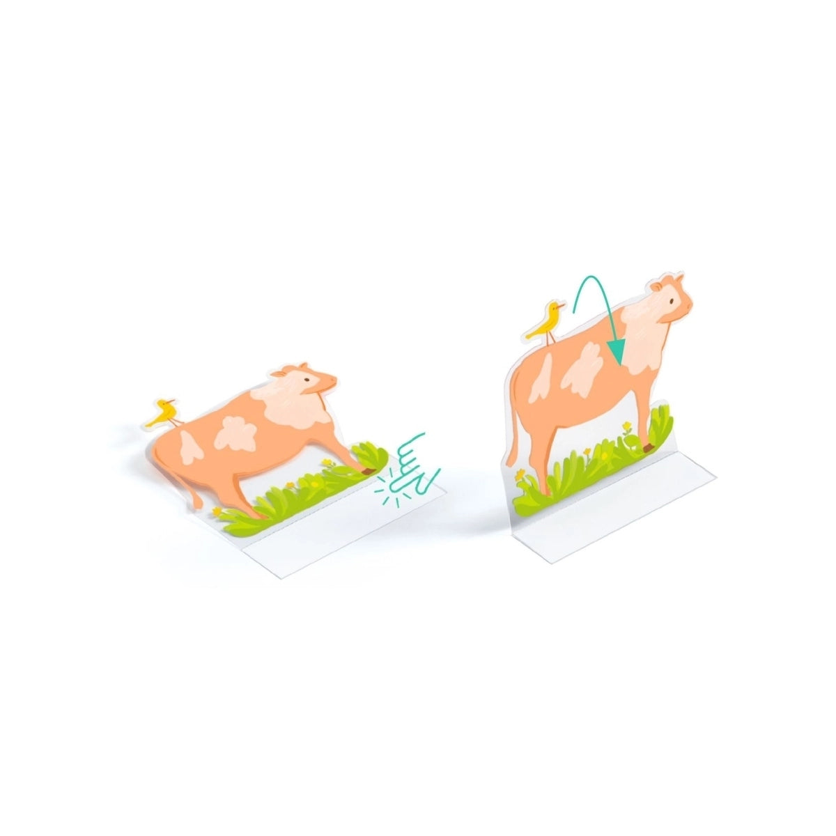 Kreativset Sticker zum Aufstellen | Bauernhof | Djeco