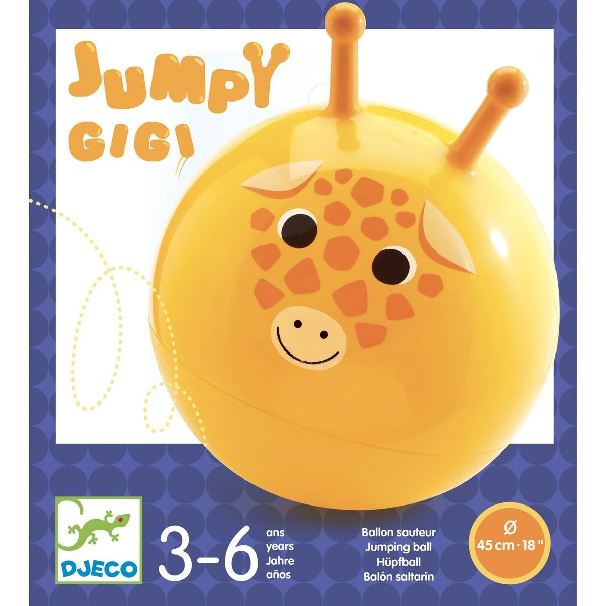 Der DJECO Hüpfball ist ein beliebter Klassiker für aktive Kinder – ob drinnen oder draußen, allein oder mit Freund:innen. Er bringt Bewegung in den Alltag, trainiert spielerisch die Motorik und sorgt für strahlende Kinderaugen.