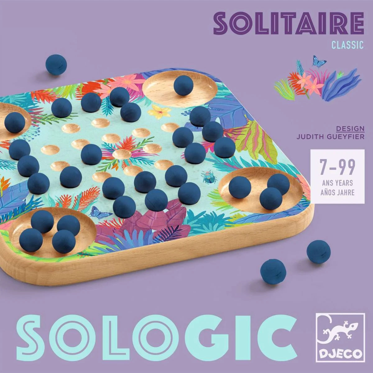 Solitaire von Djeco Sologic: Ein Klassiker zum Alleinspielen

Das traditionelle Holzspiel Solitaire von Djeco Sologic begeistert mit einer einfachen, aber kniffligen Herausforderung: Am Ende des Spiels soll nur noch ein einziges Kügelchen auf dem Brett übrig bleiben.
