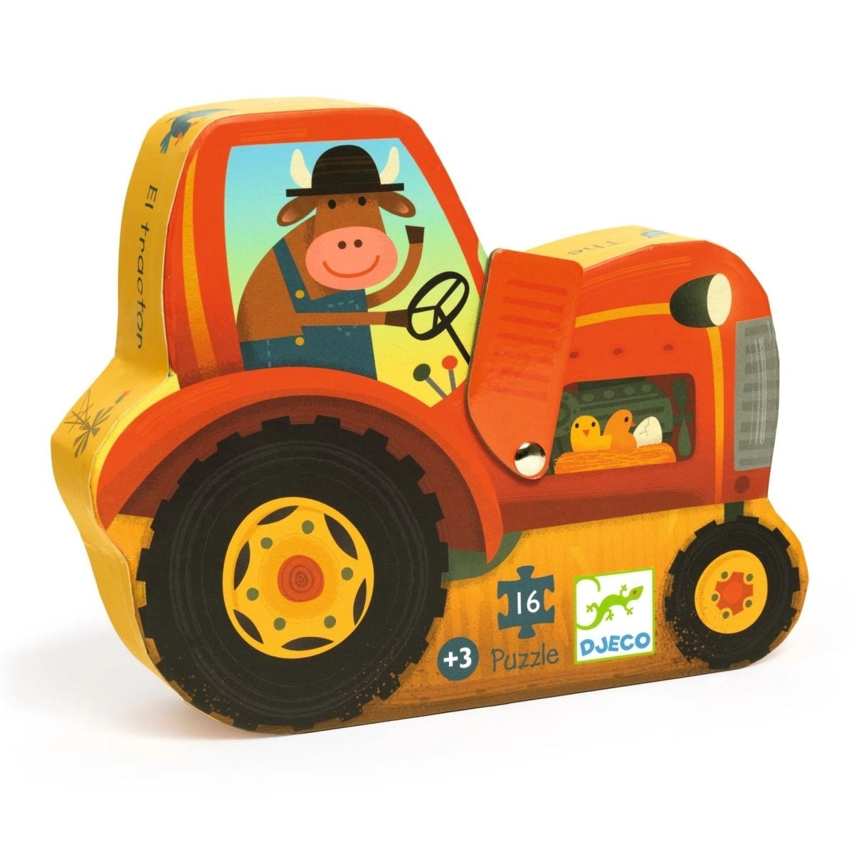 Puzzle 16 Teile Traktor | Djeco