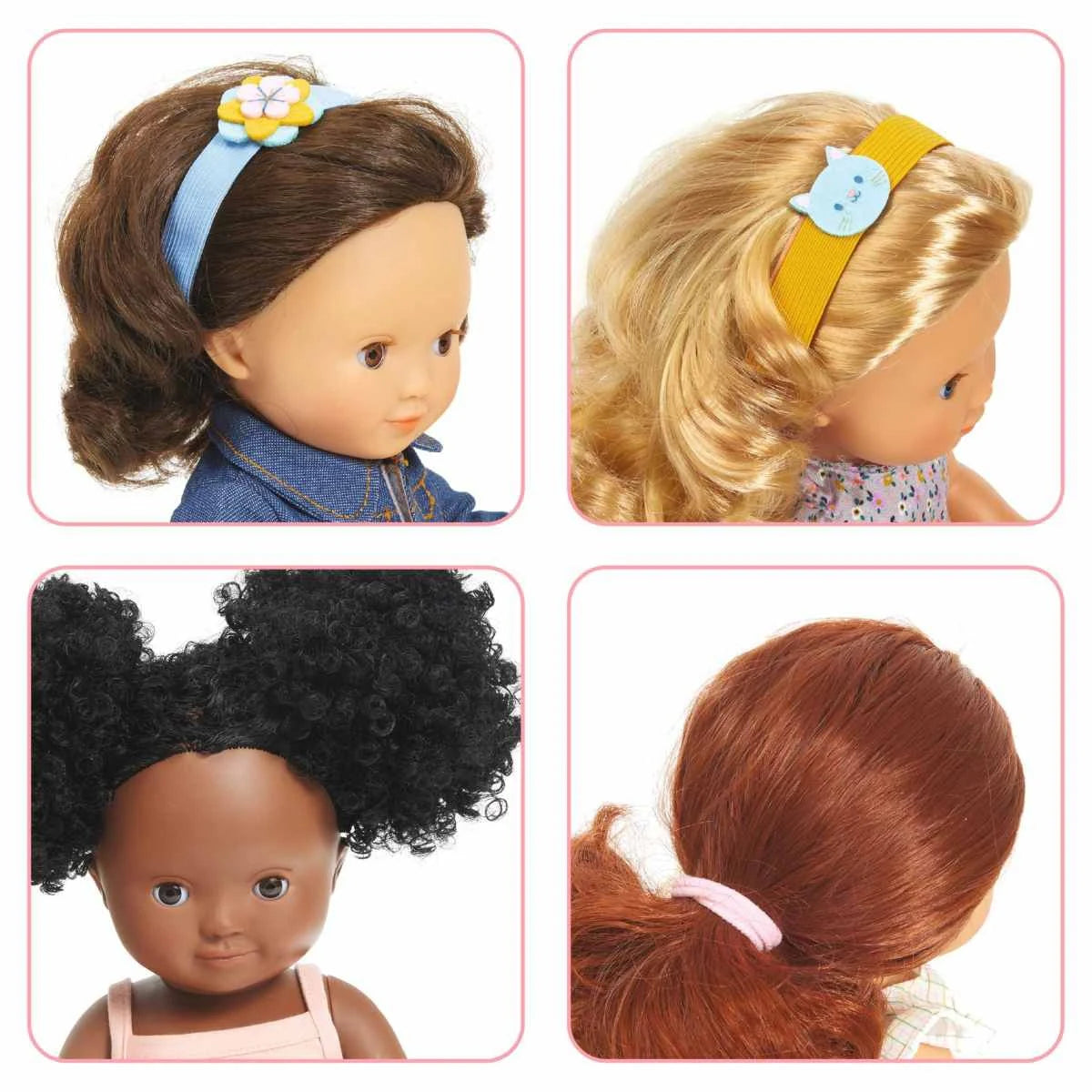 Zubehör Puppe Pomea | Puppen Friseur-Set LOVELY | Djeco