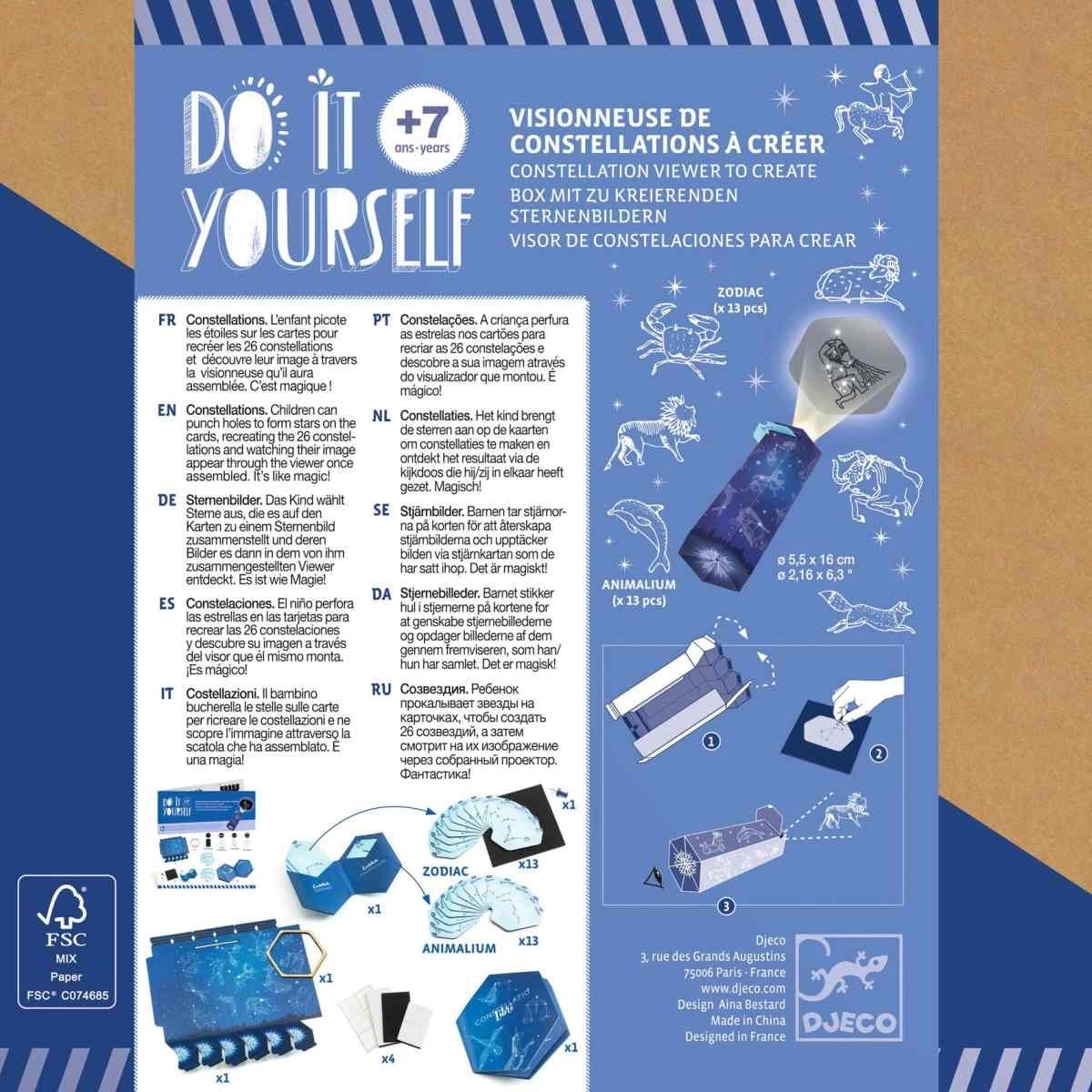 Bastelset Do it yourself | Sternenbilder | Djeco