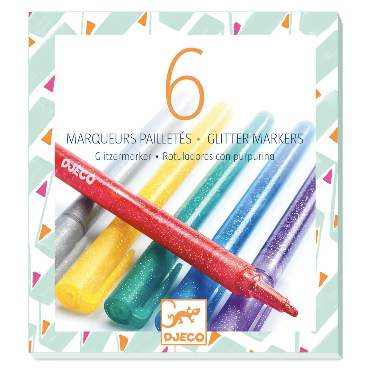 Glitzer-Marker | 2 Designs |  auswaschbar| Djeco
