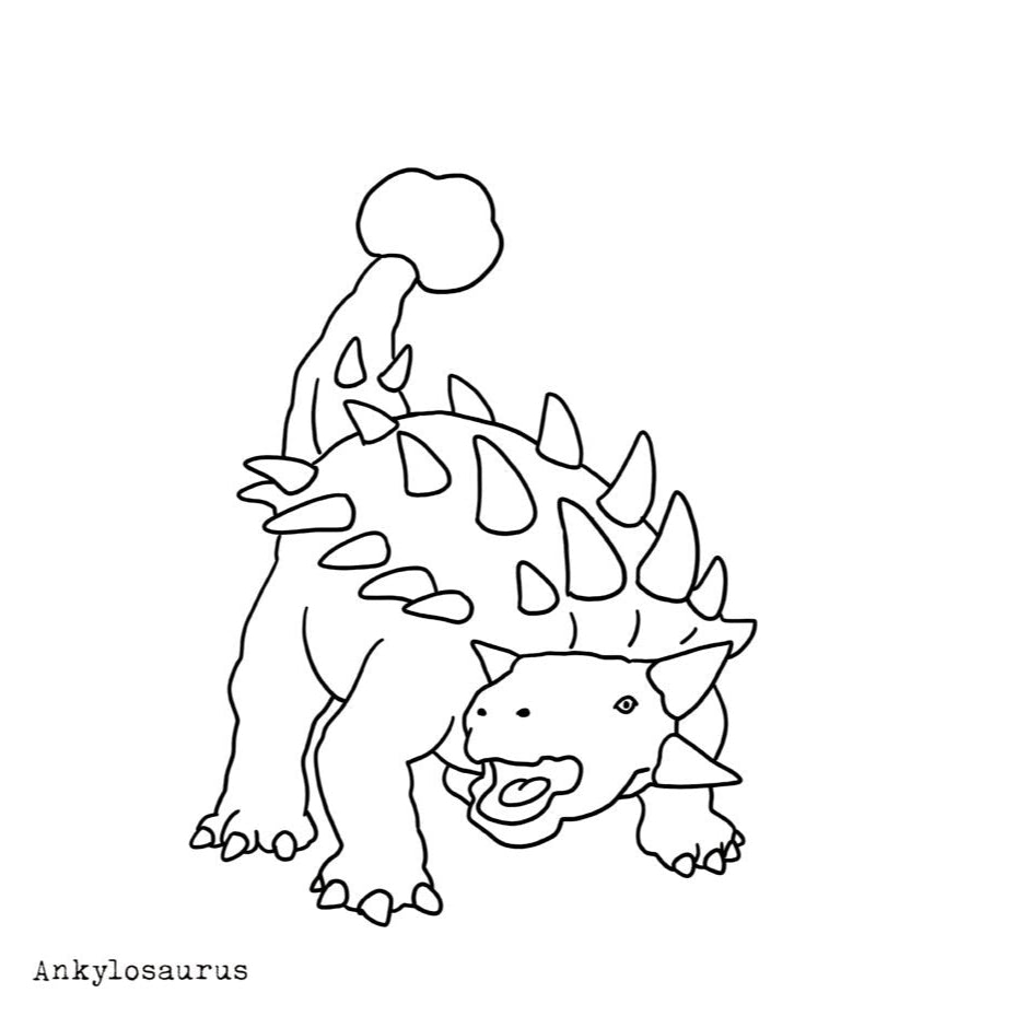 Dino Malbuch 