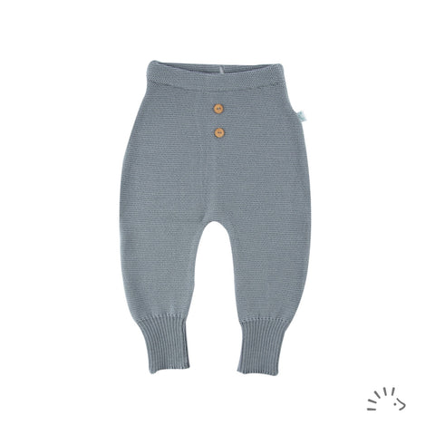 Strickhose Wolle | hellgrau | iobio