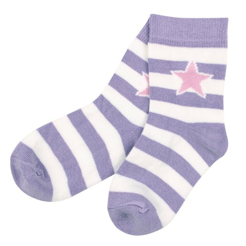 Socken gestreift | LAVENDER | Villervalla