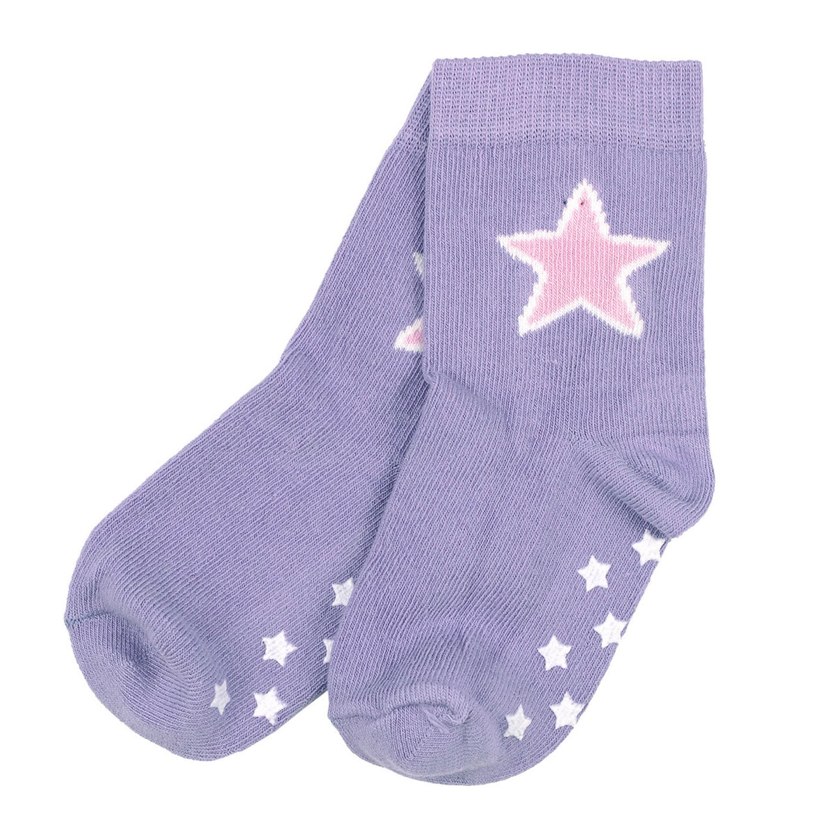 Anti-Rutsch-Socken von Villervalla.  Material: 80% Baumwolle, 17% Polyamid, 3% Elastan  OEKO-TEX® Standard 100   Maschinenwäsche bei 40°