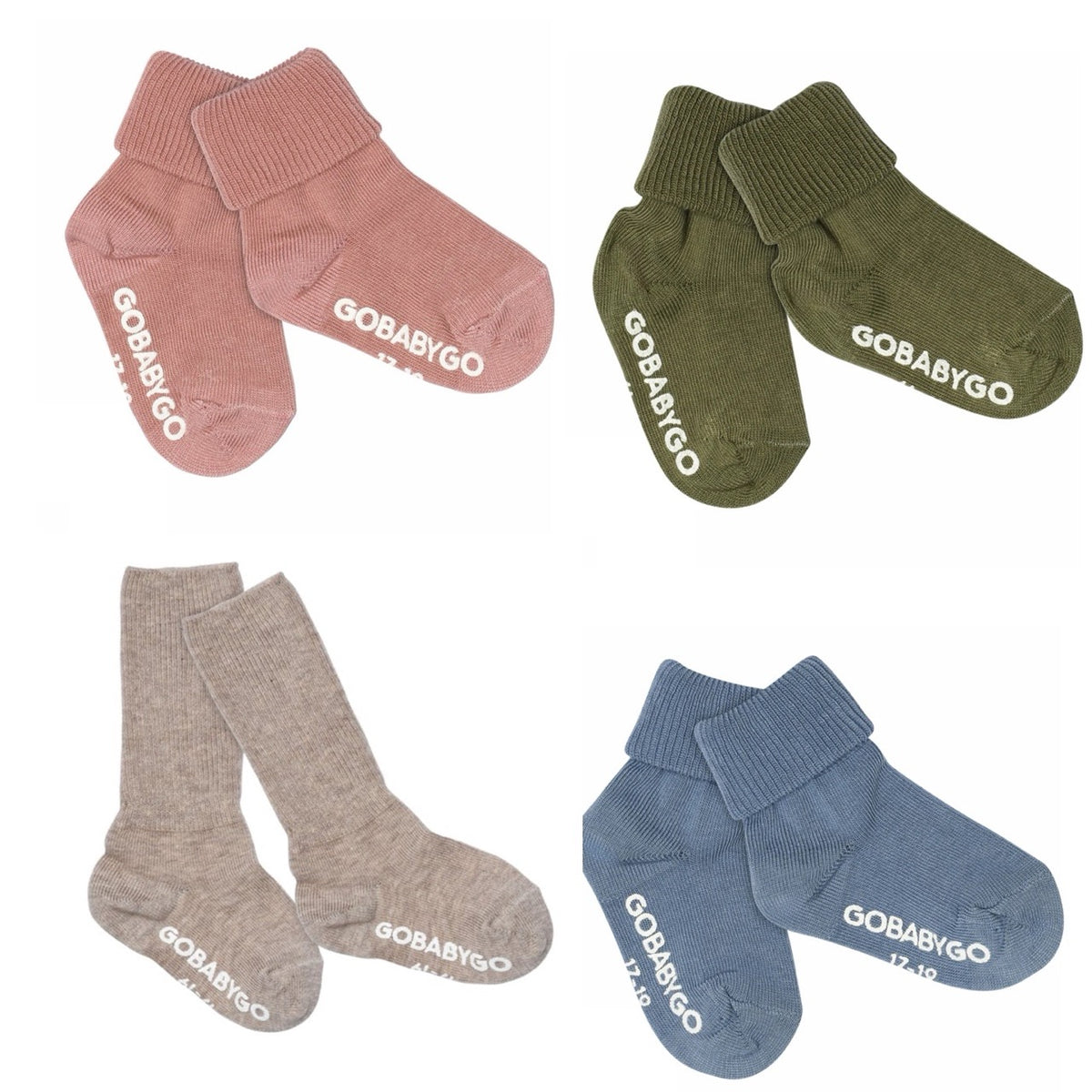 GoBabyGo rutschfeste Socken aus dünner Baumwolle mit rutschfesten Sohlen und Gumminoppen auf den Zehen sind für Kinder, die gerne krabbeln, laufen und gehen, ohne zu rutschen. Das stärkt die motorischen Fähigkeiten, das Gleichgewicht und das Selbstvertrauen des Kindes
