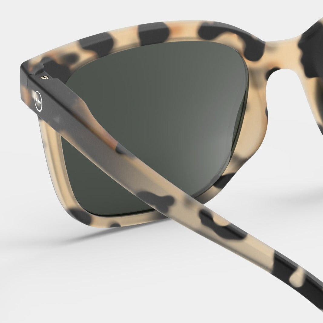 Sonnenbrille Erwachsene light tortoise | IZIPIZI Eckig #L