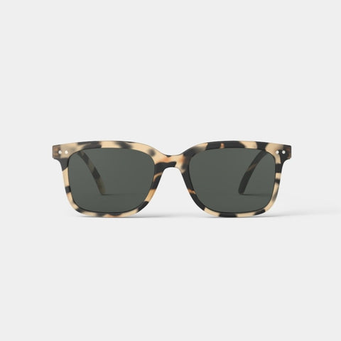 Sonnenbrille Erwachsene light tortoise | IZIPIZI Eckig #L