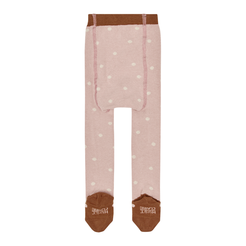 Strumpfhose Frankie Punkte von Hust und Claire, Farbe dusty rose, Rückseite