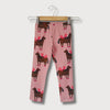 Leggings Pferd auf Rosa von Don't grow up