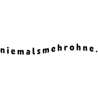 niemalsmehrohne Logo