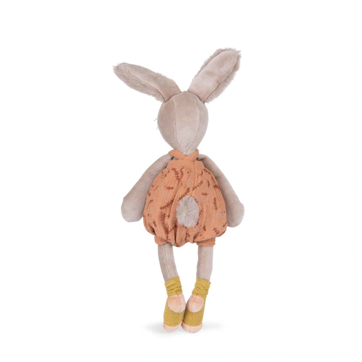 Dieser süße Moulin Roty Plüschhase mit seinen langen, puscheligen Ohren und dem unwiderstehlichen Gesichtchen erobert jedes Kinderherz im Nu! 40 cm groß, mit Hosenanzug gekleidet
