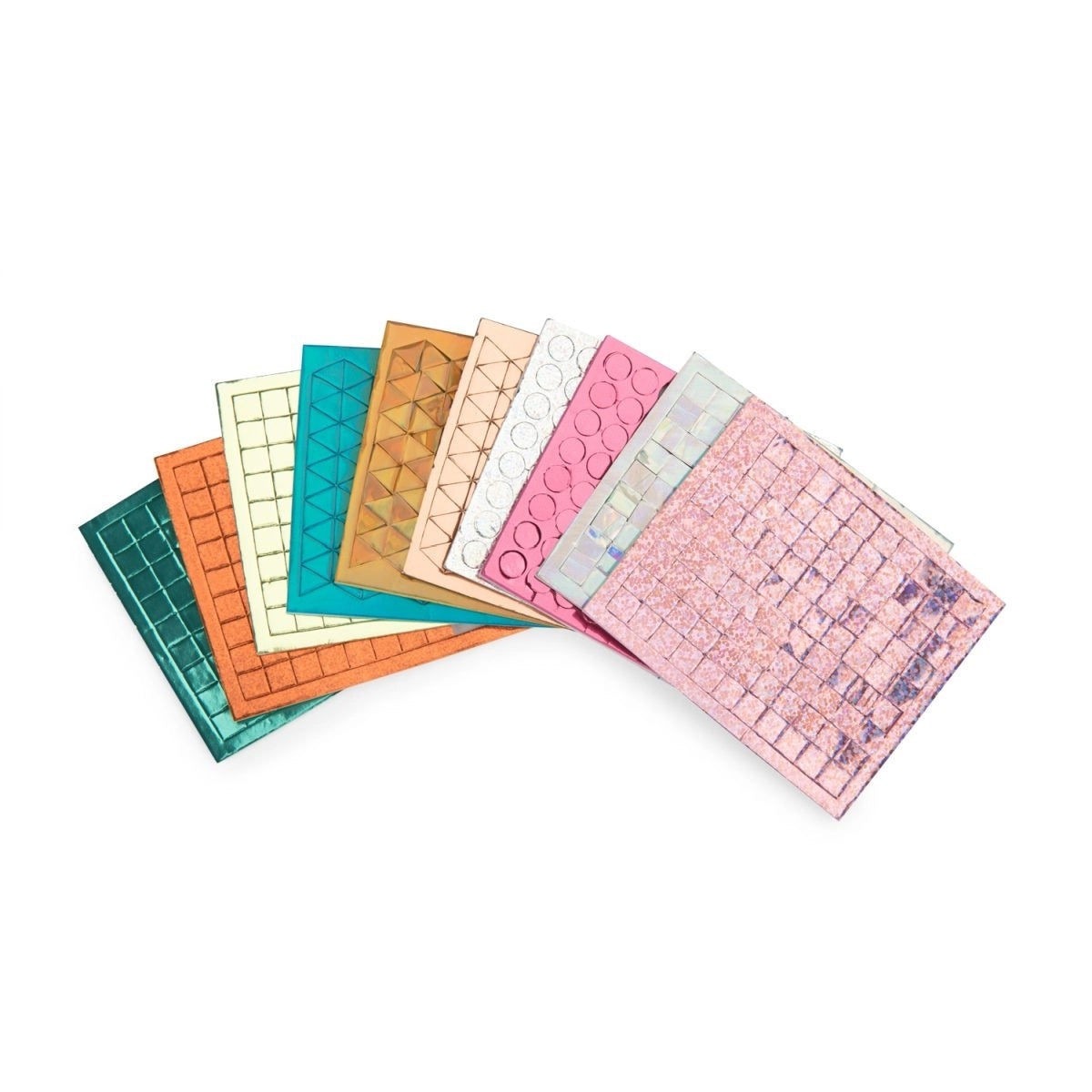 Eule Moasik rosa Glitzer, Anleitungsheft