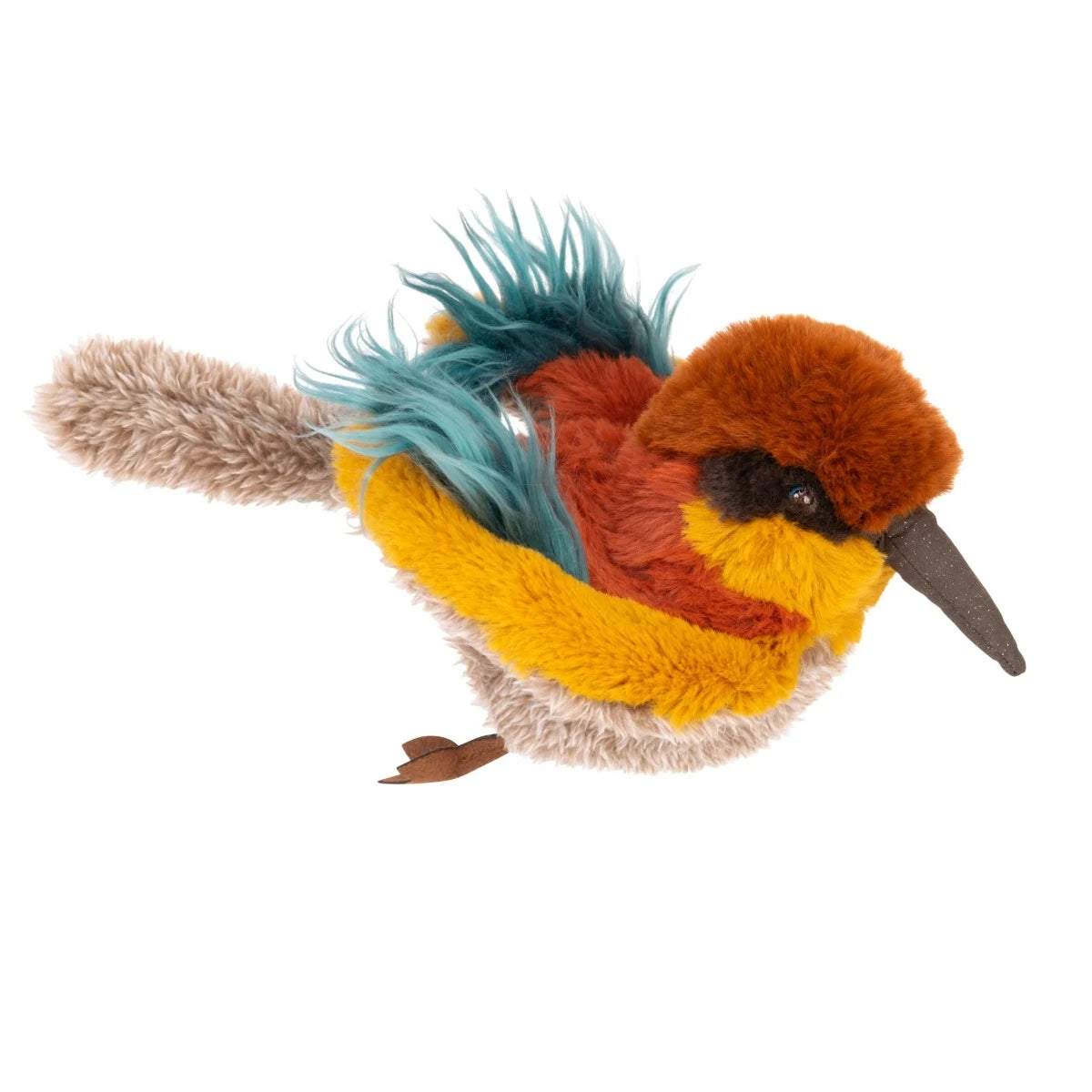 Der Plüschvogel Bienenfresser von Moulin Roty ist kuschlig weich und ein dekorativer Blickfang – ideal für das Kinderzimmer. Ob als treuer Kuschelfreund oder dekoratives Highlight – der Moulin Roty Vogel bringt Freude und Farbe ins Kinderzimmer! 