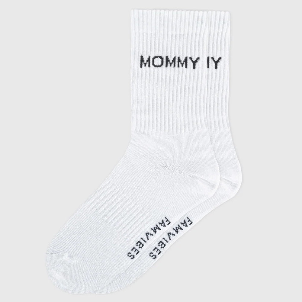 Mommy Socken weiss | Famvibes