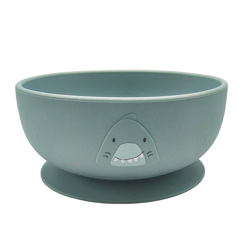 Schüssel mit Saugnapf von Trixie – praktische, bruchsichere Silikonschüssel für Babys und Kleinkinder ab 4 Monaten. Mit tierischen Designs, rutschfestem Saugnapf und geeignet für Mikrowelle, Backofen und Spülmaschine.