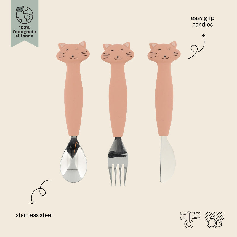 Besteck-Set-Rosa
