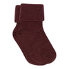 Wollsocken Baby Rib Grape Skin von MP Denmark
