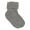Wollsocken Baby Rib Grey Melange von MP Denmark