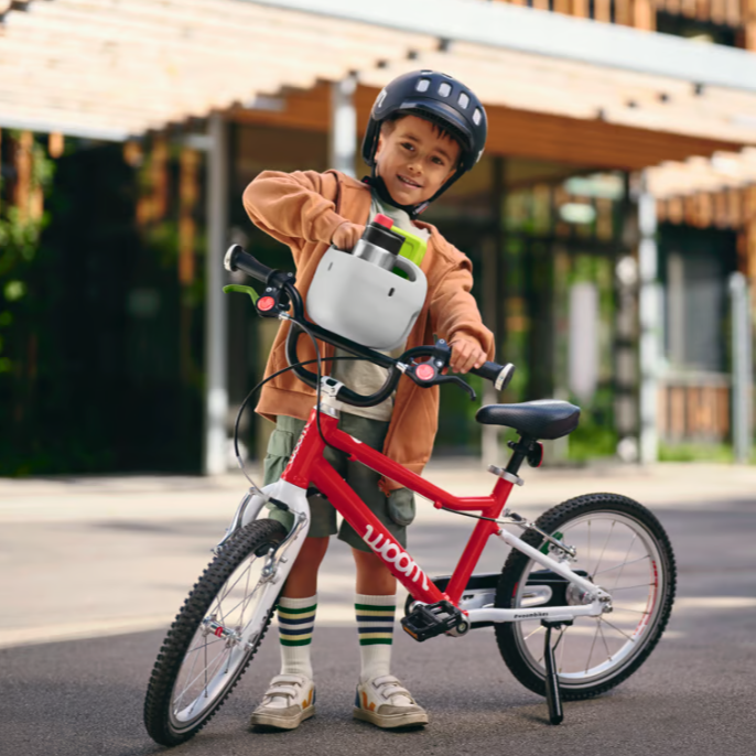Woom-fahrradkorb kinderkram pop grau