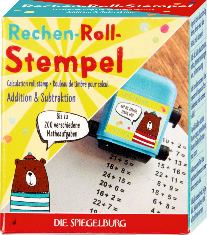 Rechen-Roll-Stempel | Spiegelburg