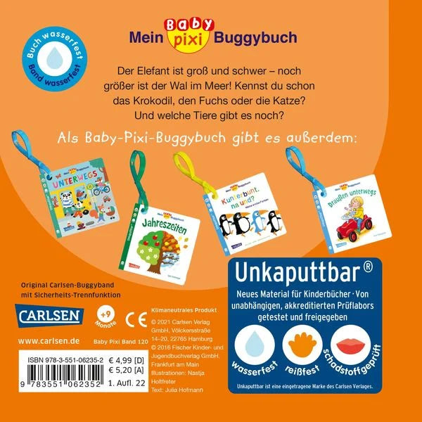 Pixi Unkaputtbar Buggybuch | Mein erstes Tierbuch