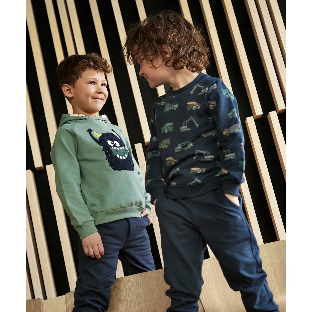 Pullover Fahrzeuge GOTS | Stormy Weather | Minymo