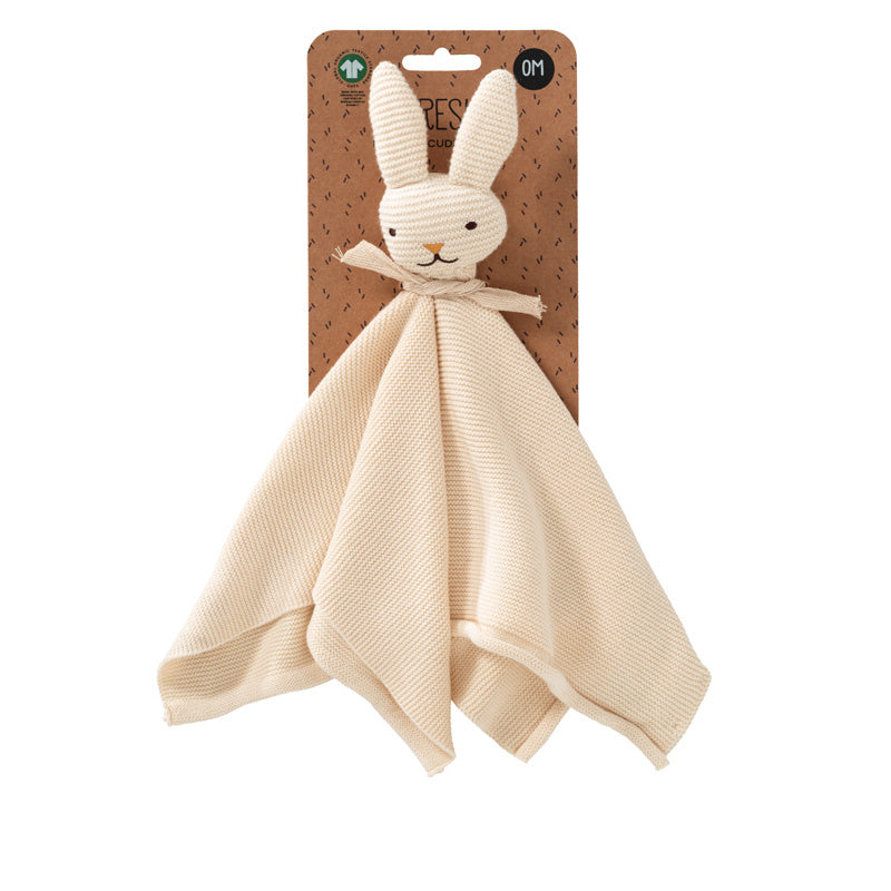 Kuscheltuch Hase creme