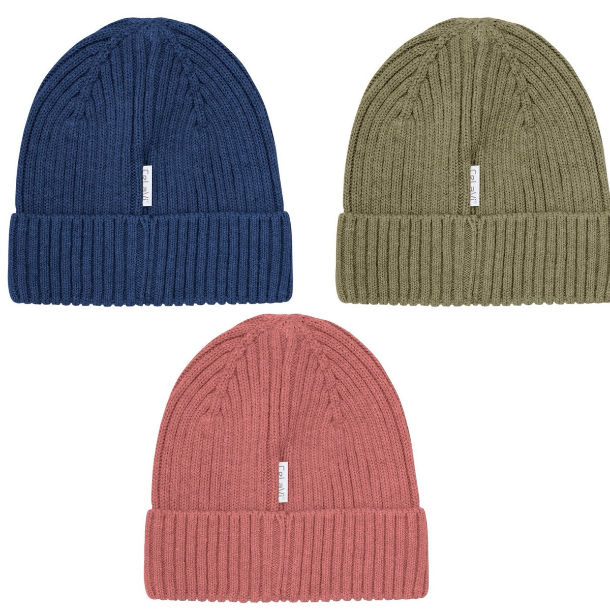 Beanie aus Wolle-Baumwolle-Mix | Oceania | Overland Trek | Brick Dust | CeLaVi