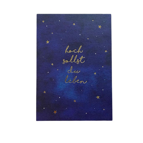 Postkarte "Hoch sollst du leben" | ava&yves