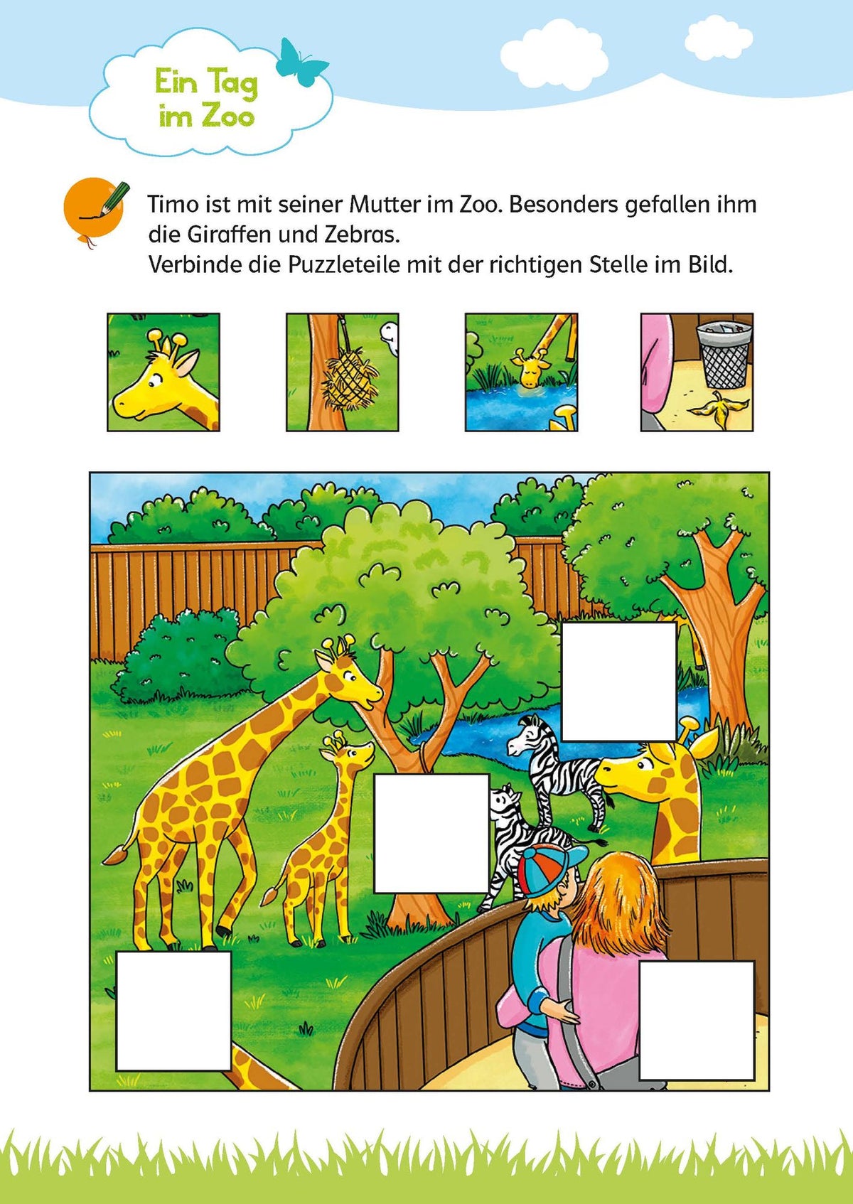 Mein großer bunter Rätselblock Kindergarten ab 3 Jahren | Klett Verlag