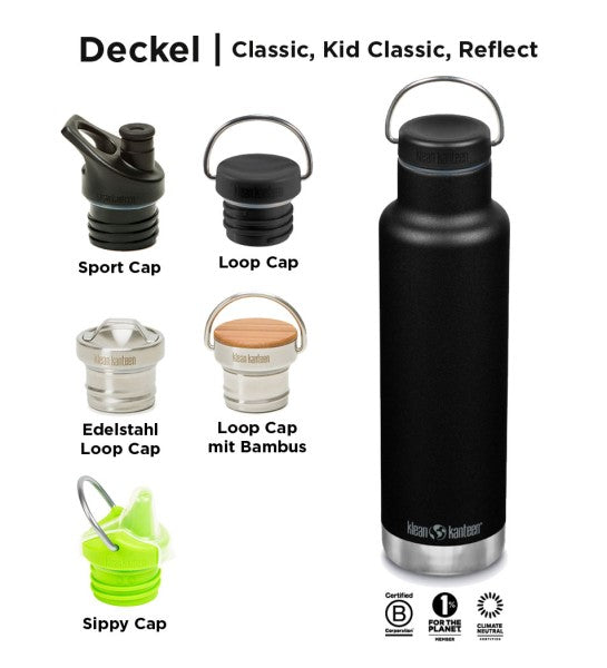 Neues schmales Design, gewohnte Isolierleistung Du suchst eine besonders nachhaltige, robuste und stilvolle Trinkflasche aus Edelstahl? Dann bist du bei dieser Klean Kanteen Classic Trinkflasche genau richtig! 