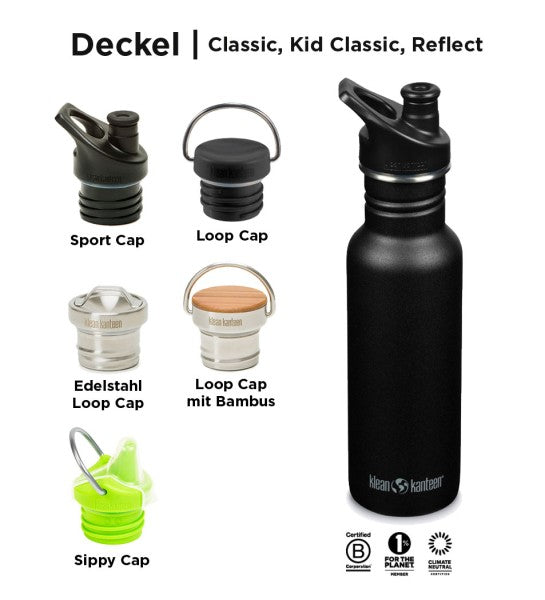 Du suchst eine besonders nachhaltige, robuste und stilvolle Trinkflasche aus Edelstahl? Dann bist du bei dieser Klean Kanteen Classic Trinkflasche genau richtig!