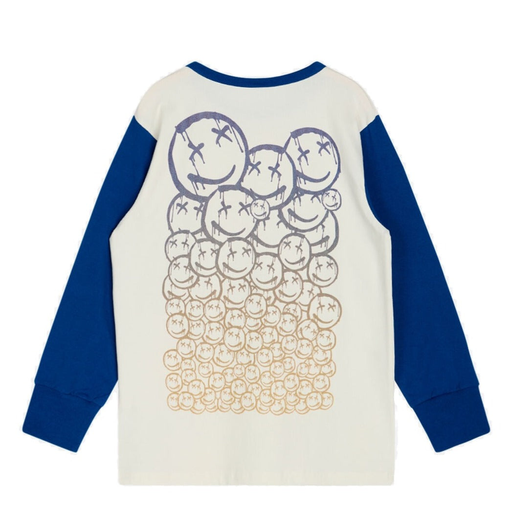 T-Shirt langarm Asben GOTS | Lapis blue | Hust & Claire