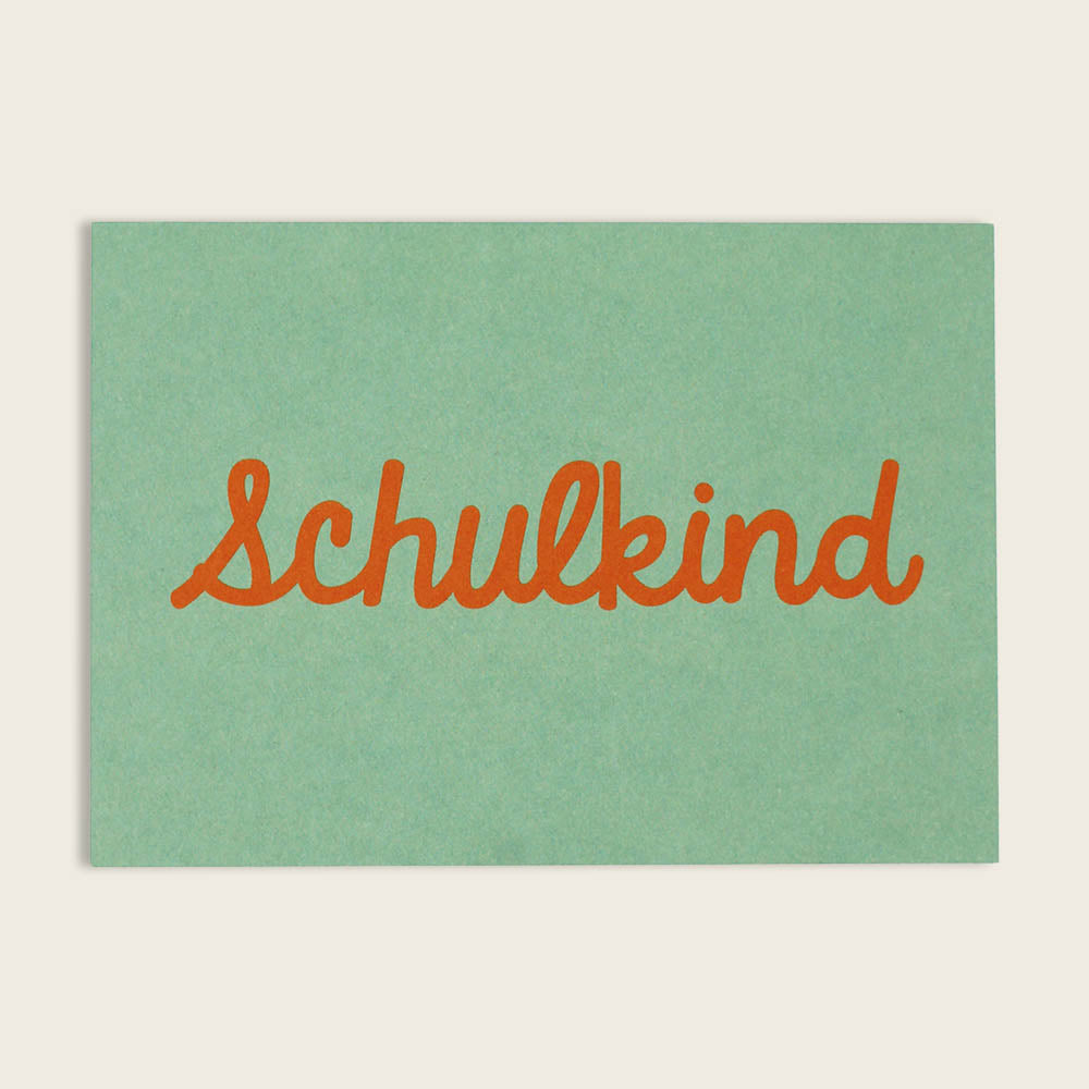Postkarte "Schulkind"