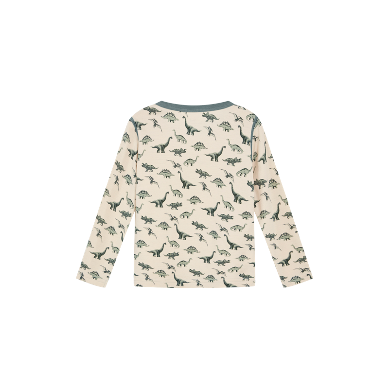Hust and Claire Langarmshirt Abba, aufgedruckte Dinosaurier, Rückseite