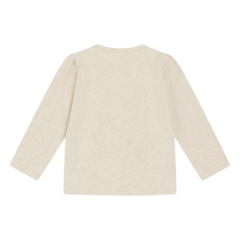 Langarmshirt Anie Einhorn von Hust und Claire, Farbe wheat melange, Rückseite