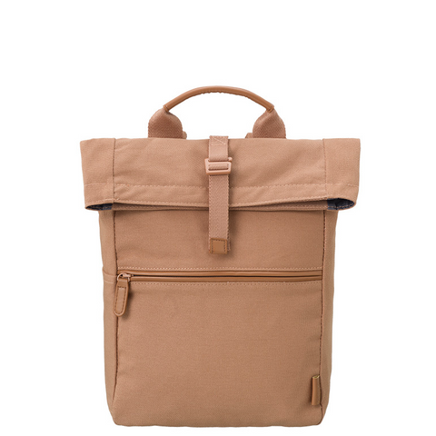 Rucksack braun mit Rolltop