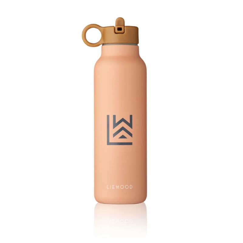 Trinkflasche Edelstahl von Liewood Tuscany Rose, speichert warme und kühle Getränke