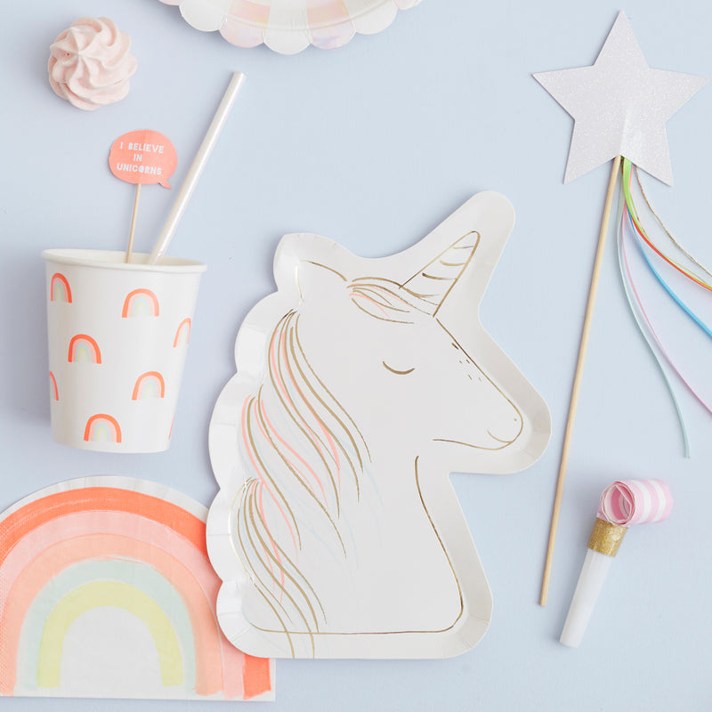 Partyteller klein Magical Unicorn | Meri Meri