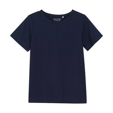 Bambusviskose T-Shirt navy | Minymo