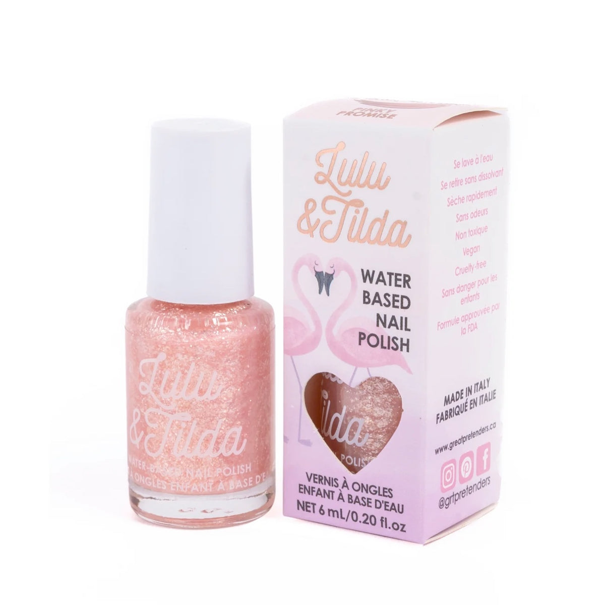 Nagellack auf Wasserbasis div. Farben | Great Pretenders