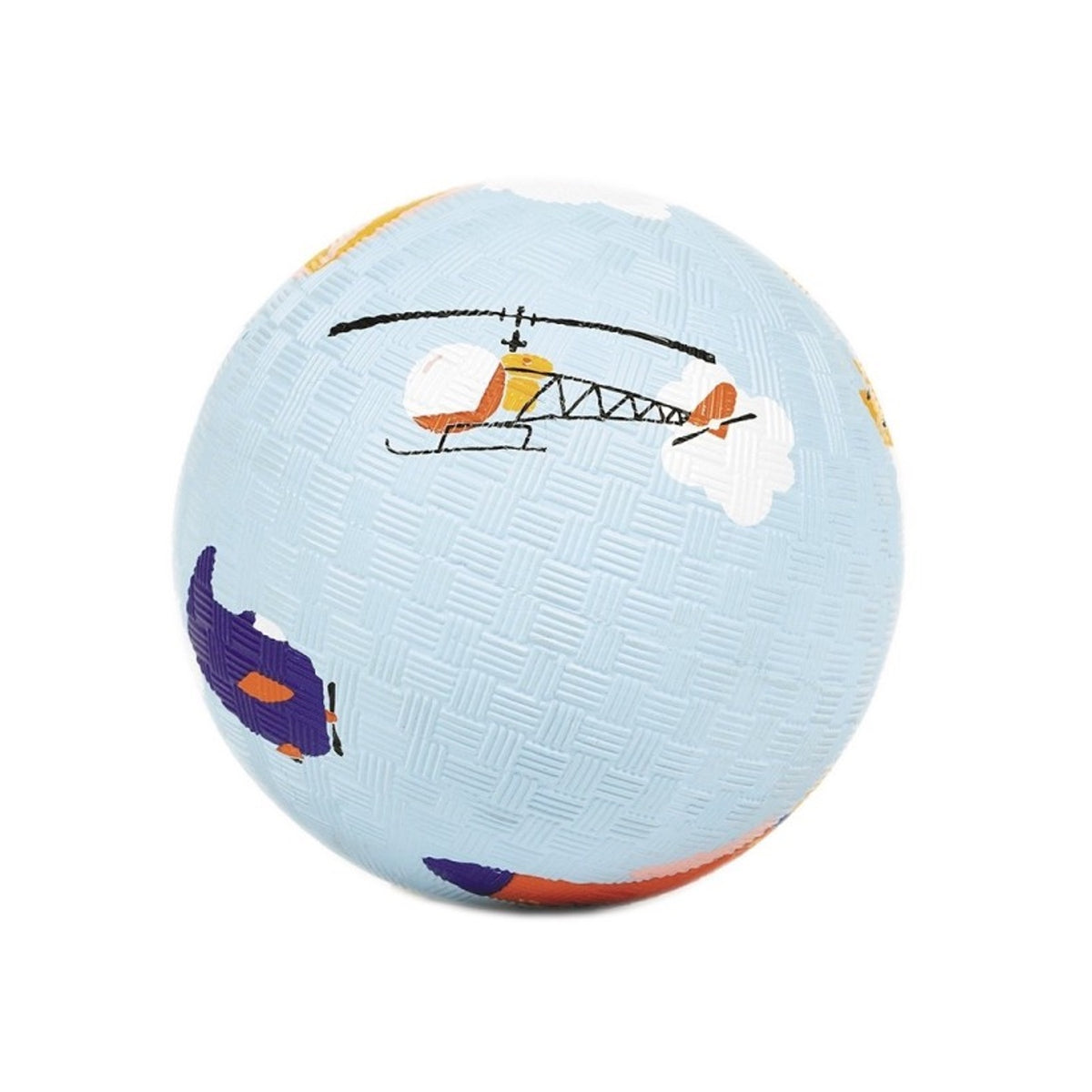 kleiner Naturkautschukball  helicopter, flugzeuge